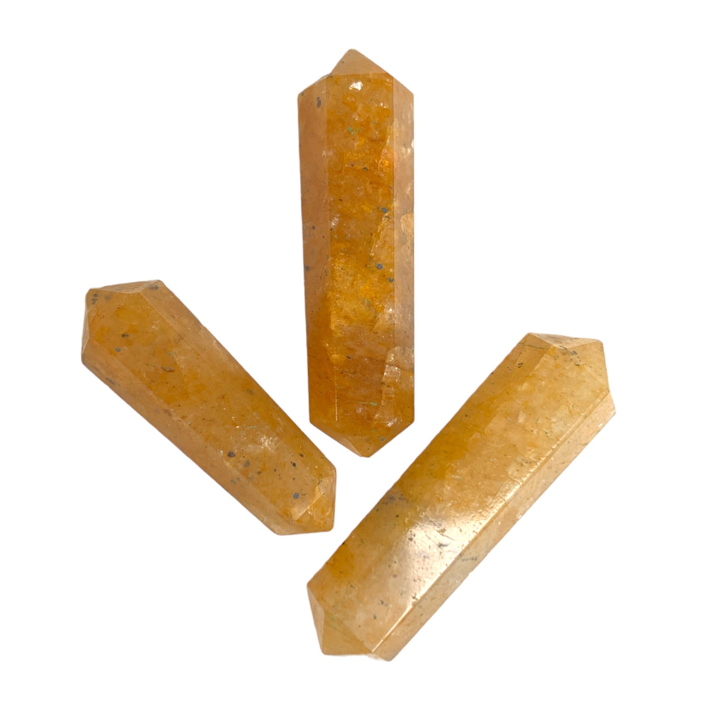 Golden Healer Quartz - 35-40mm - Double Terminated Pencil Points - 6 Grams - India - order in 5's