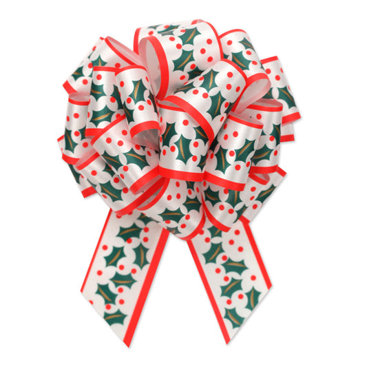 Pack of 24 - The Perfect Bow® Christmas Holly - 5.5 x 1.78th inch 20 loop