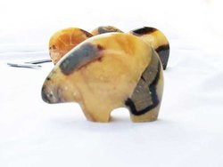 Abstract Bear - Septarian - Rare Carving from Madagascar