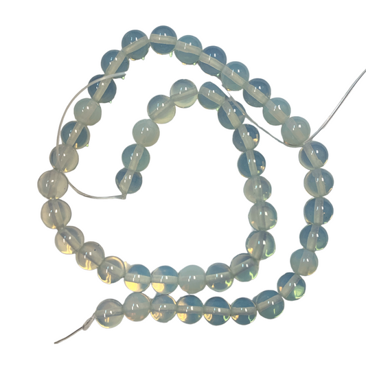 Opalite - 8mm Round Bead Strand - 15 inch - China - NEW822