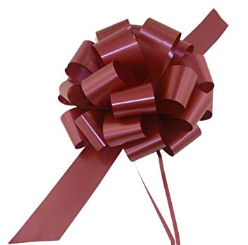 6 inch - BURGUNDY - PULL BOW