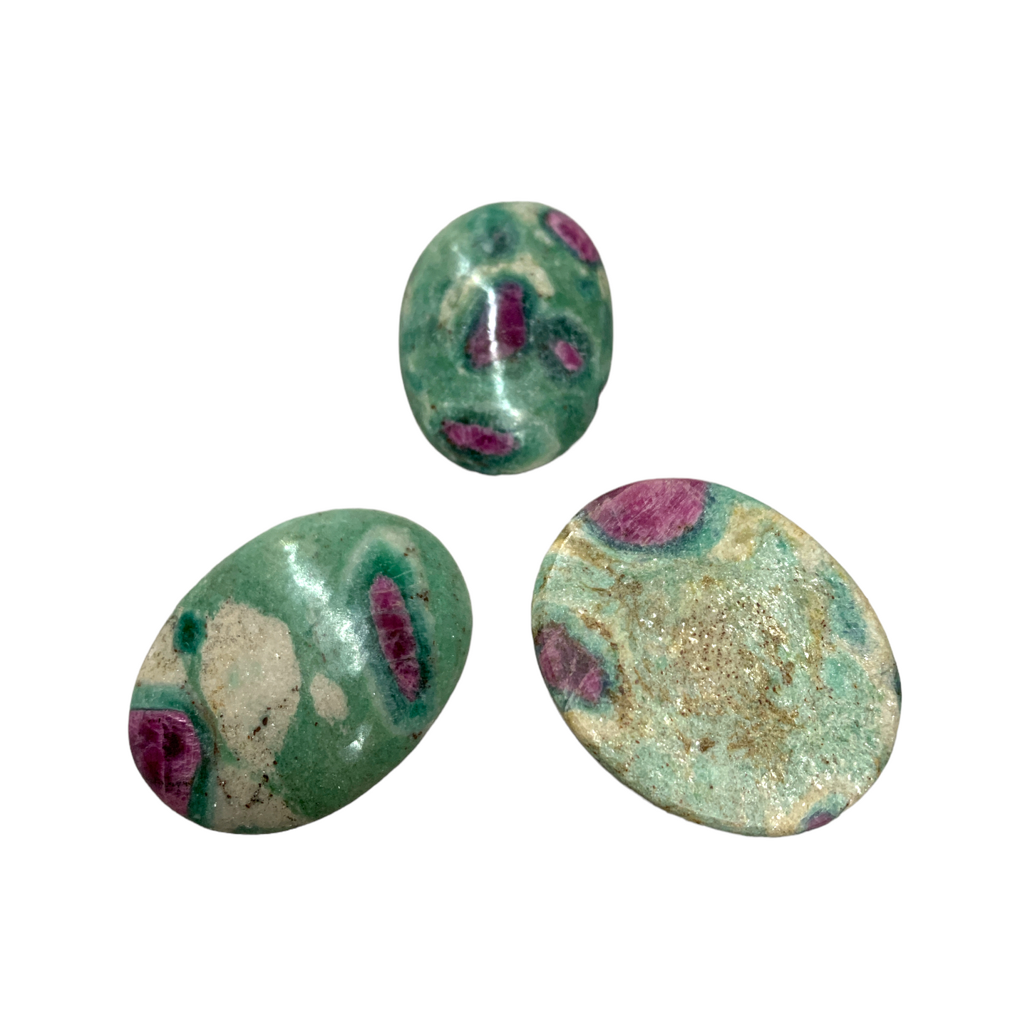 Ruby Fuchsite Kyanite Cabochons - Oval - NEW1222