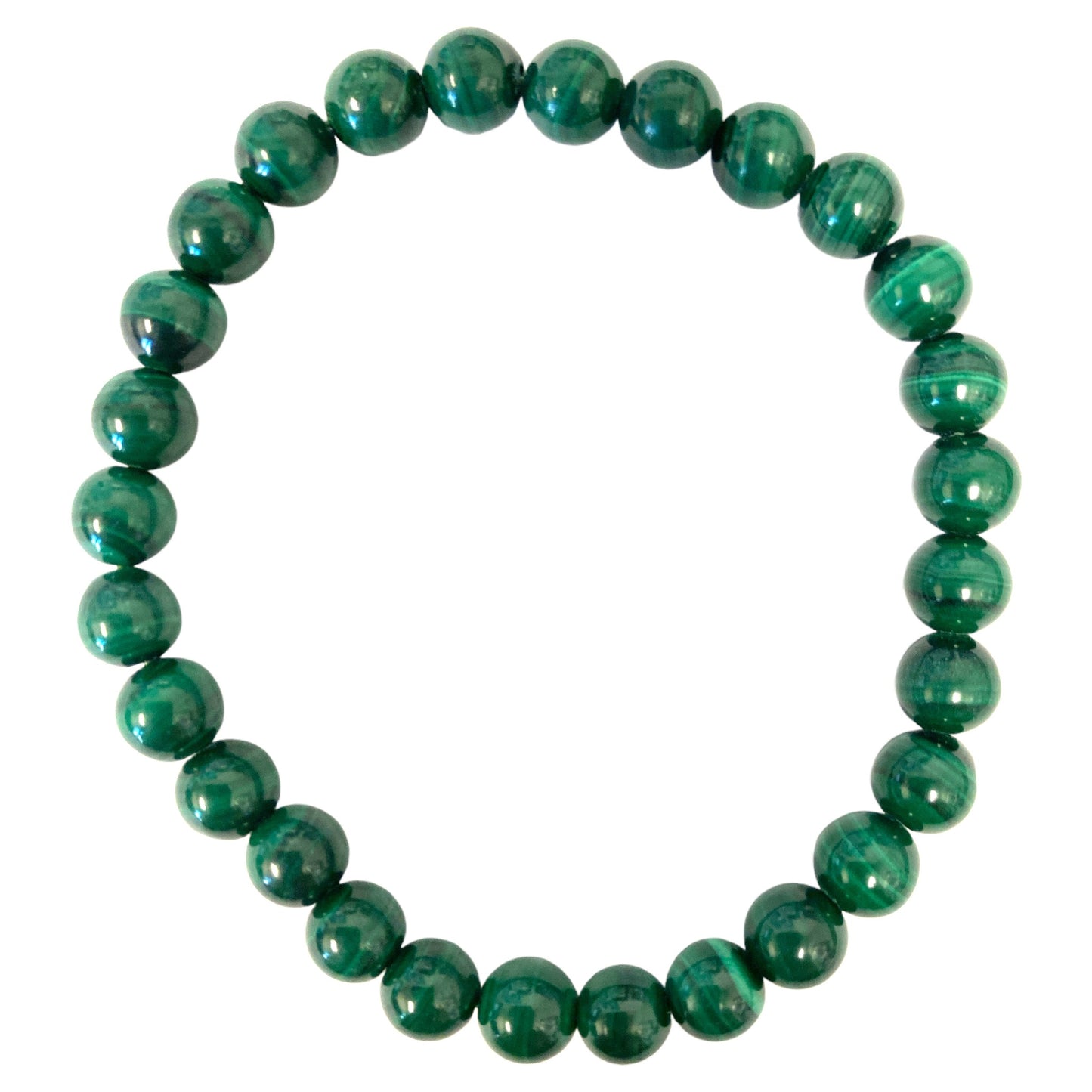 Malachite Bracelet - 6mm Beads- China - NEW223