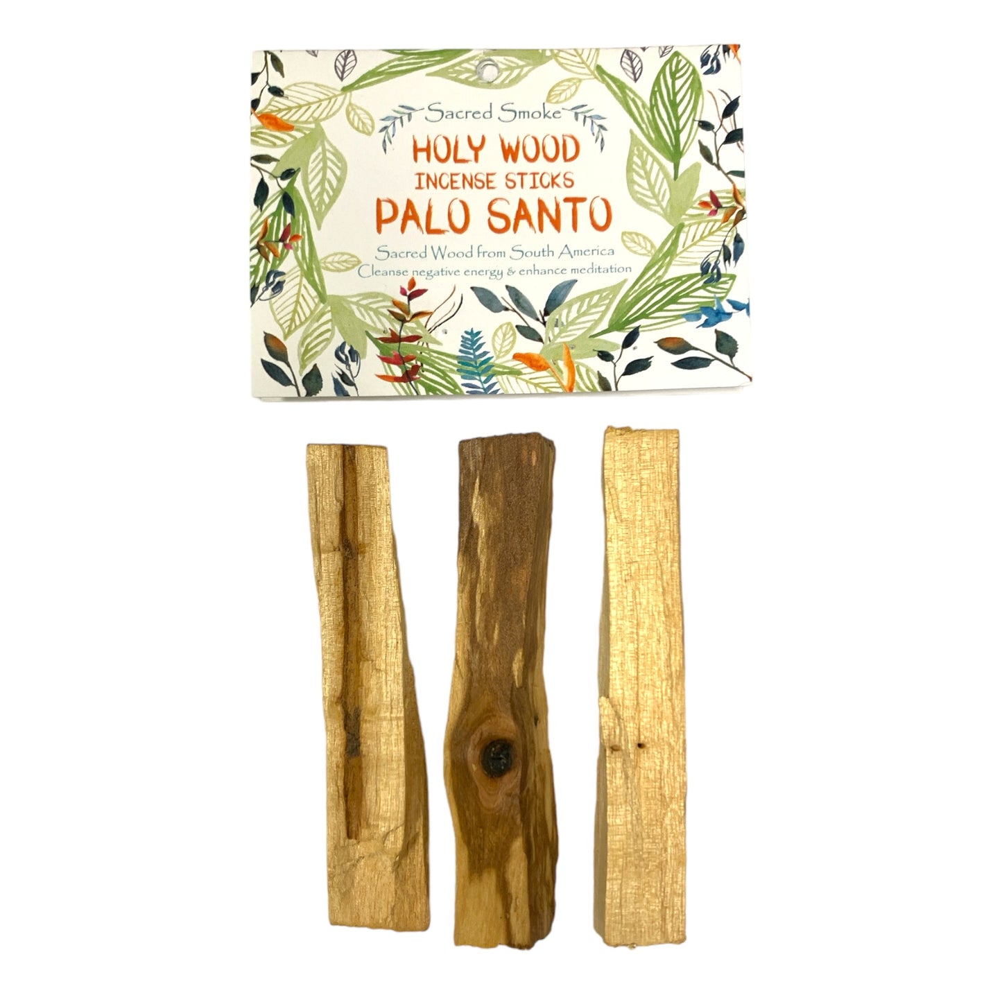 PALO SANTO HOLY WOOD STICKS - 30 Gram Average per Pack - Sacred Smoke Smudge Supplies - Packaged in Canada