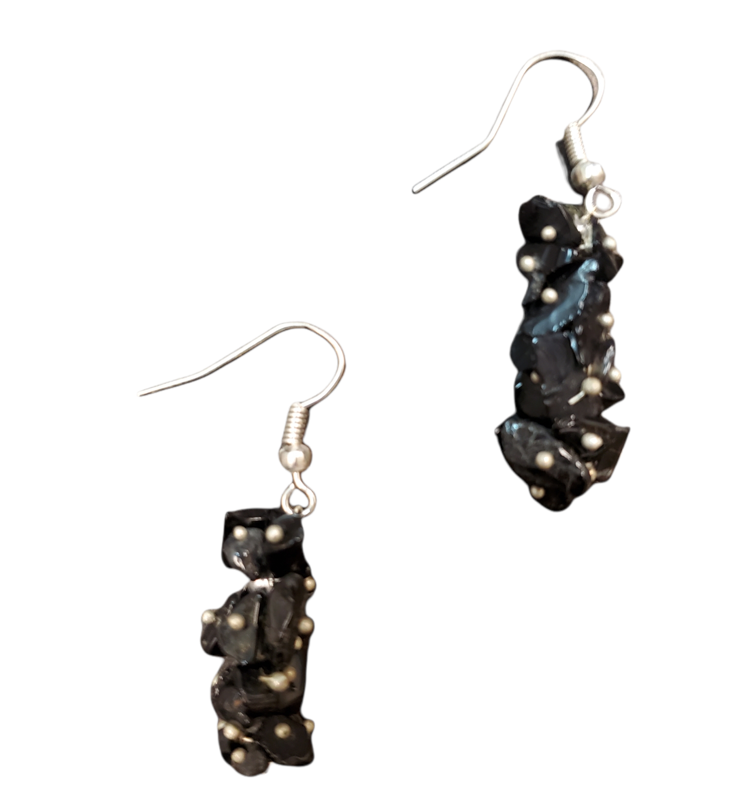 Black Tourmaline Earrings - 10g - NEW1021
