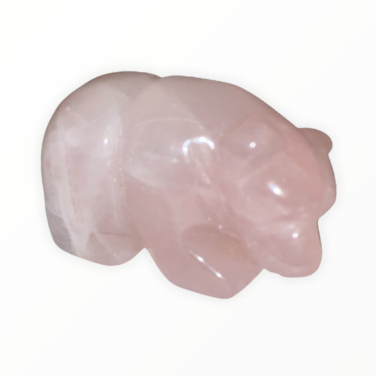 Bear - Rose Quartz - 5 cm - China - NEW921