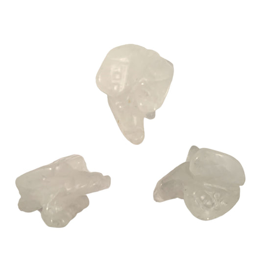 Baby Eagle - Clear Quartz - - 1 inch - NEW922