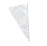 PK/100 - 6 W x 12 L inch - CONE Shape BAGS - CLEAR 1.2 mil Food safe