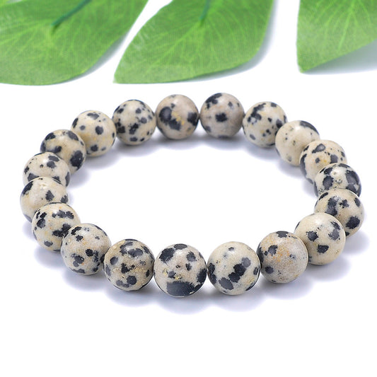 Dalmatian Bracelet Round Unisex & radiation protection mixed colors 10mm - NEW222