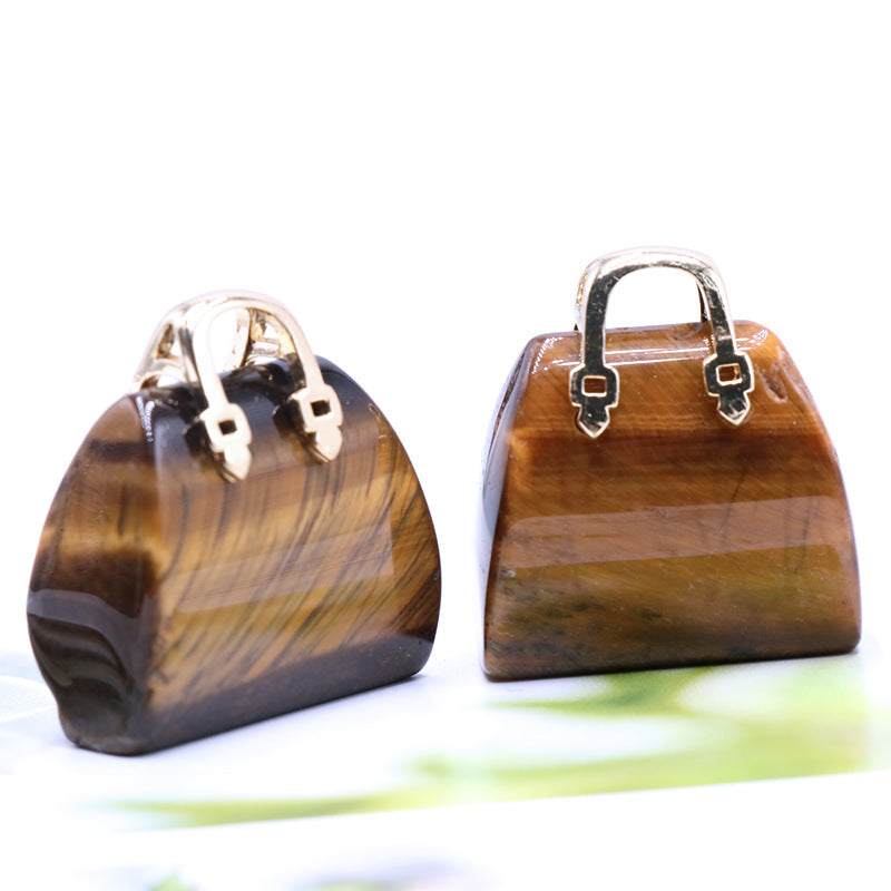 Tigers Eye Money Hand Bags - 25mm - China - NEW722