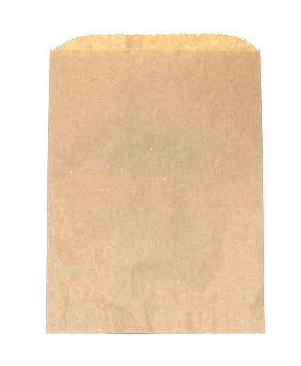 Natural Kraft - Notion Merchandise Flat Bags - 5 x 7 inch W x H
