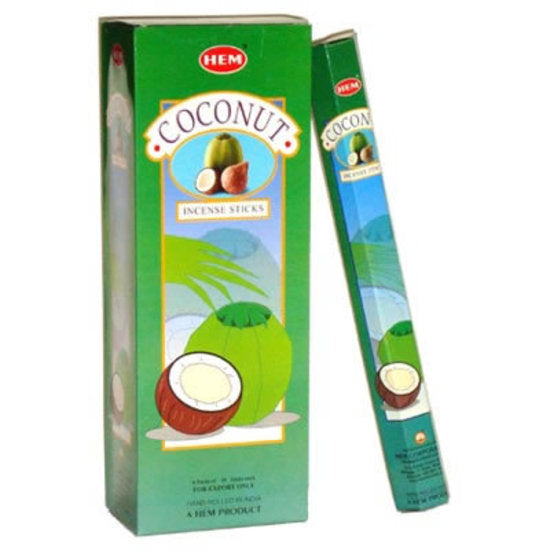 Hem Coconut 20 Incense Sticks per inner box (6/box) NEW421
