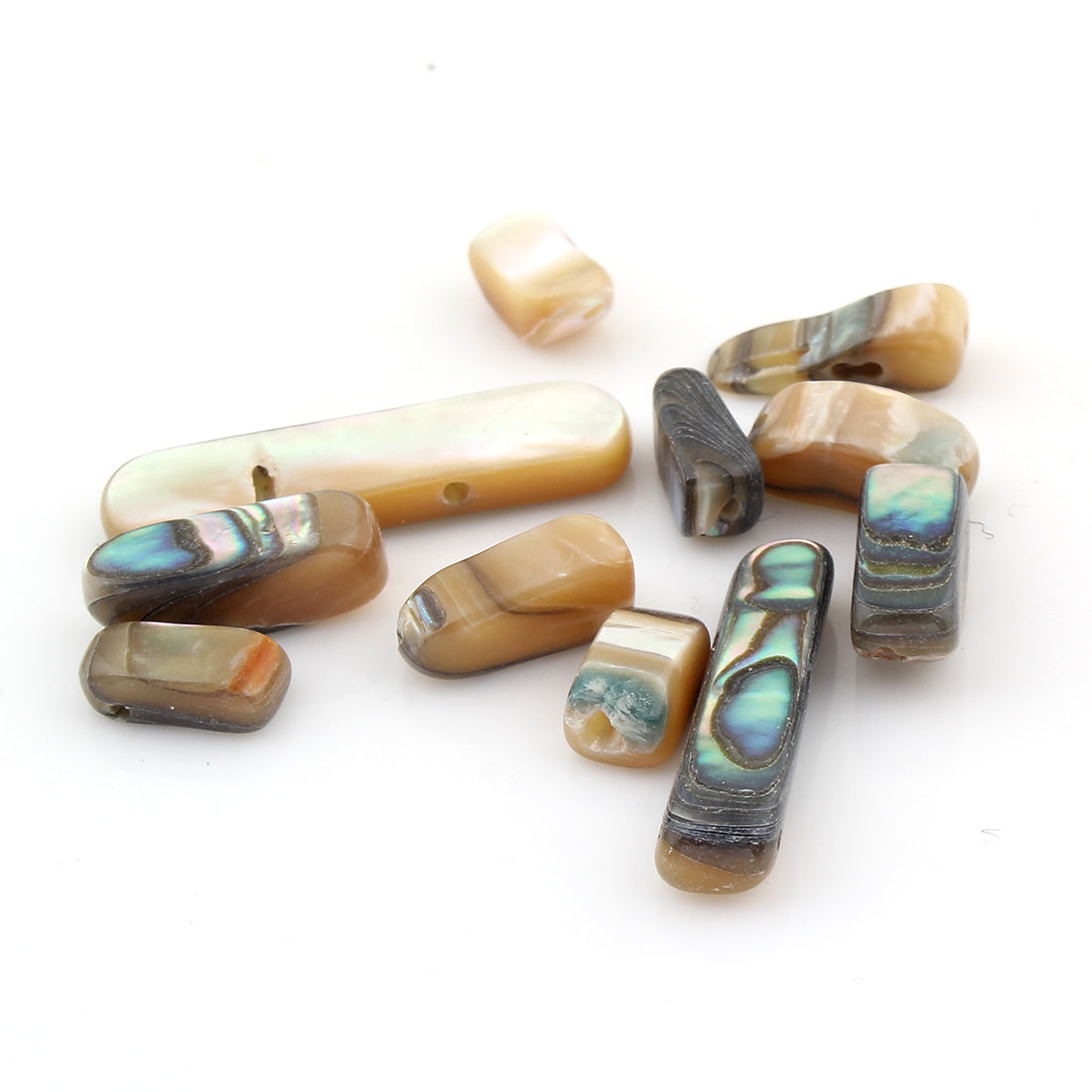 Rectangular Abalone Shell Pendants