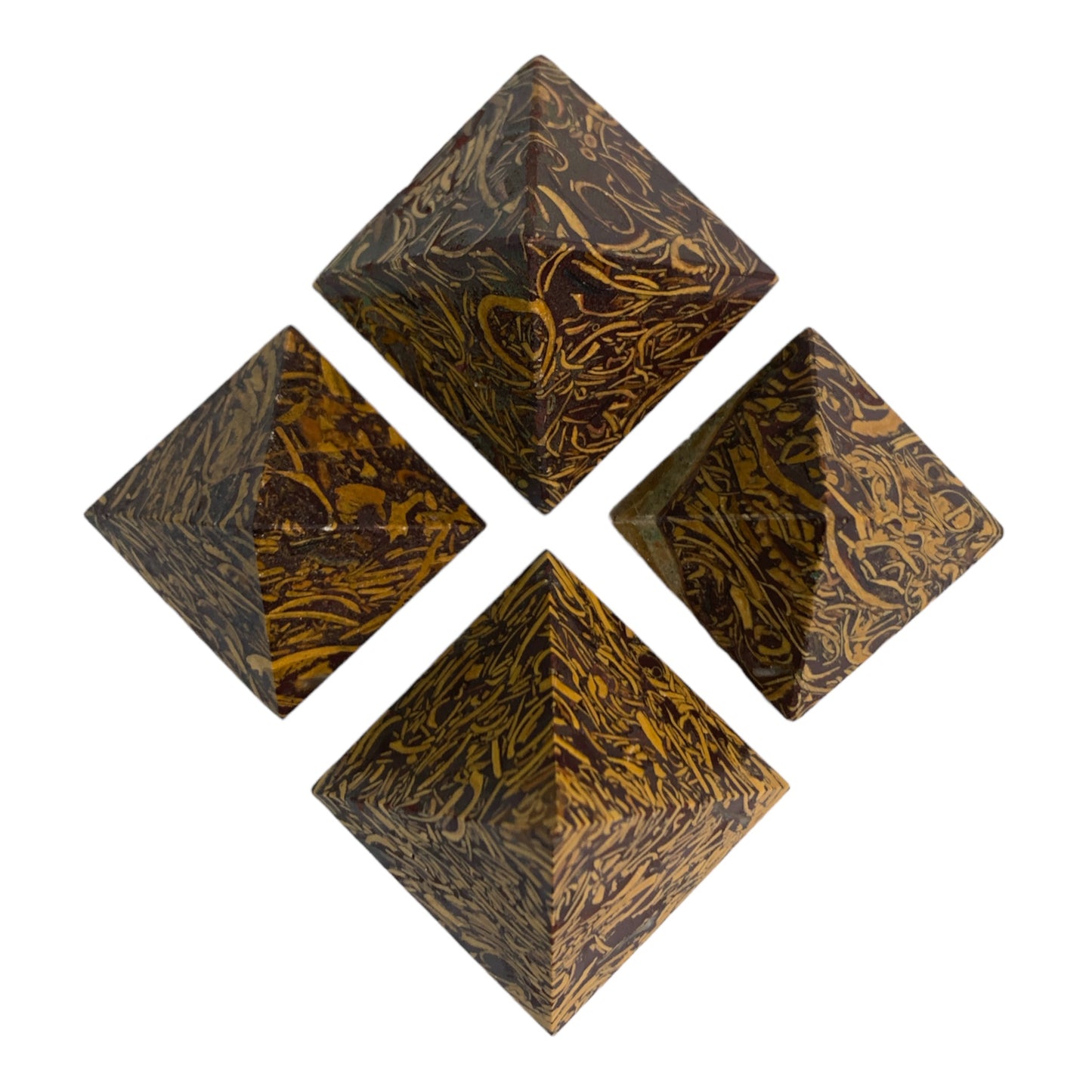 Calligraphy Maryam - Small Pyramids - 23 to 28mm - Price per piece 20g - Order in 5's - NEW121