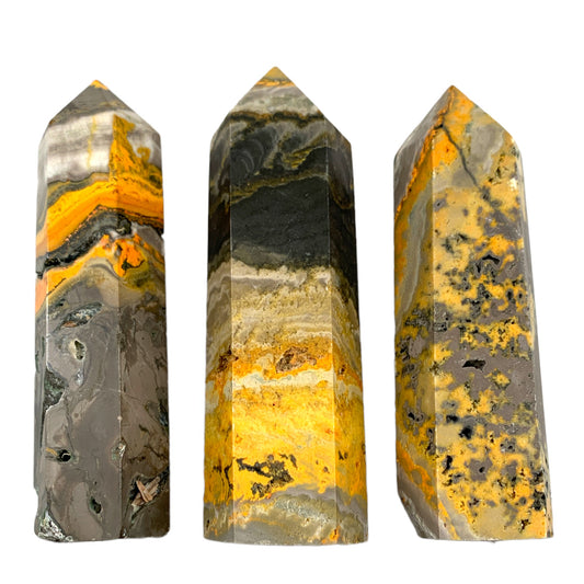 Bumble Bee - 2 to 7 inch - Price per gram - Example 80 Grams is $28.80 - China - NEW1021 - Polished Points