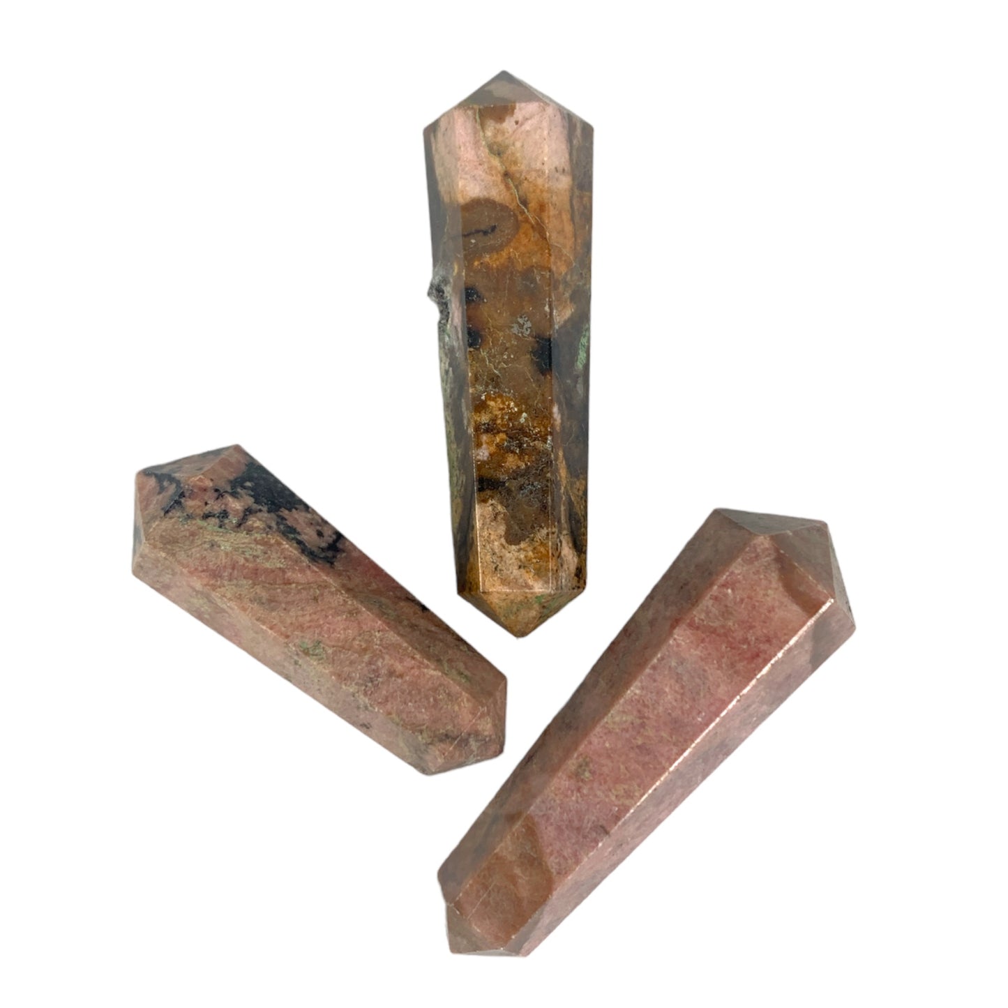 Rhodonite - 30-35mm -Double Terminated Pencil Points - NEW323 - India