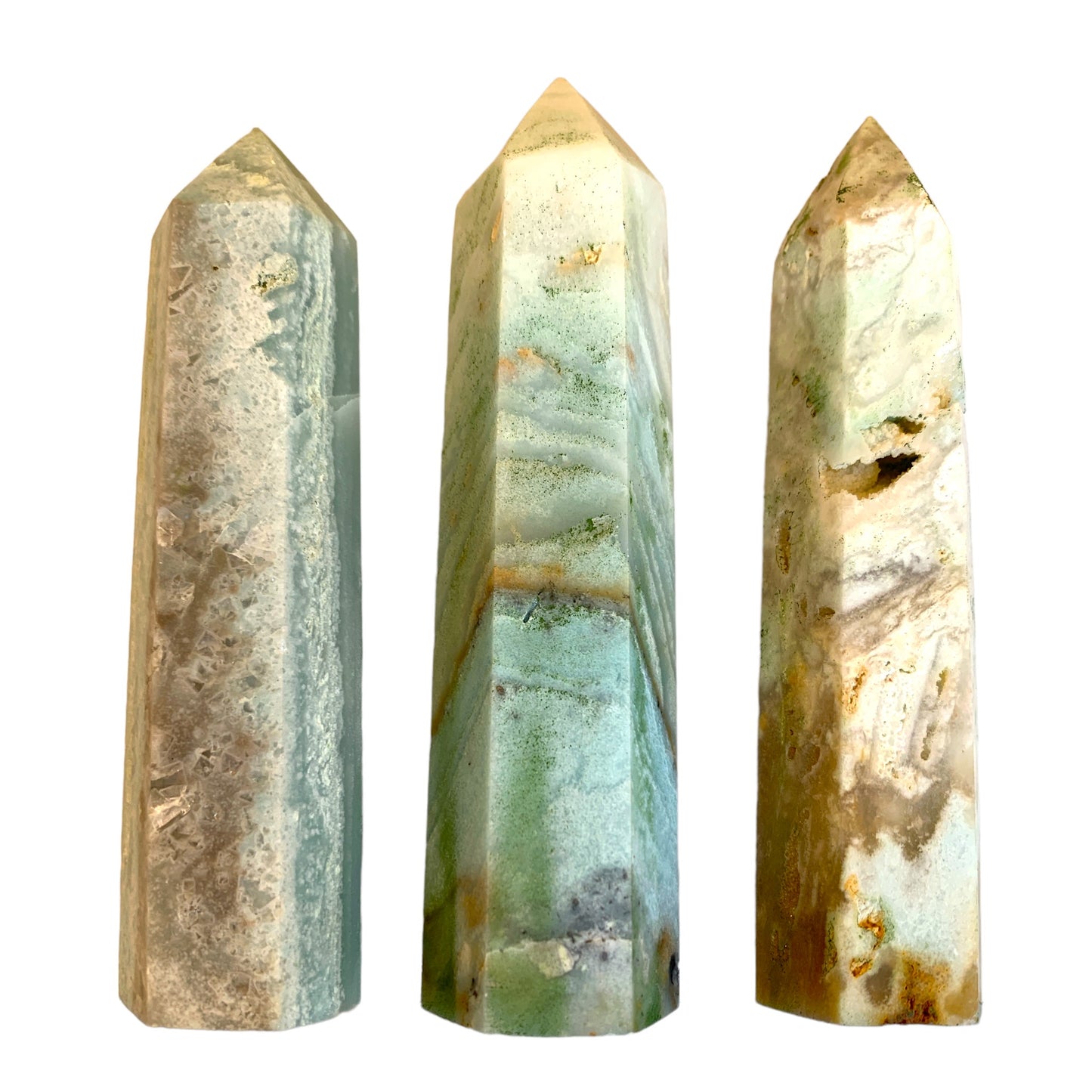 Caribbean Blue Calcite - 2 to 4 inch - Price per gram - China - NEW821 - Polished Points