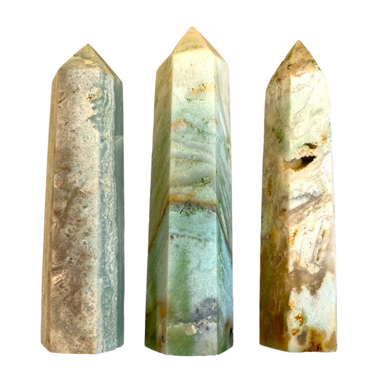 Caribbean Blue Calcite - 2 to 4 inch - Price per gram - China - NEW821 - Polished Points
