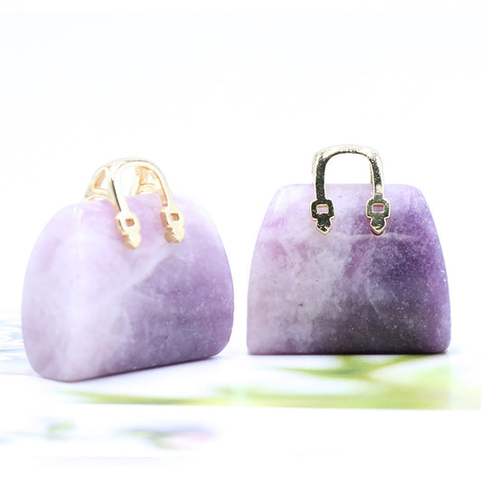 Amethyst Money Hand Bags - 25mm - China - NEW722