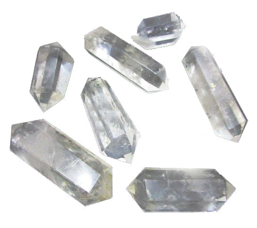 Massage Wand Clear Quartz - 2.5 to 4.5 inch - Double Terminated - Priced per gram - B2B Ordering 3 = 3 wands