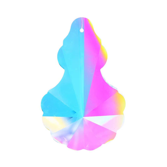 K9 Aura Crystal Hanger Suncatcher Pear - Colorful Twinkle Hanger - 7x4.5cm - Cotton String - China - NEW922