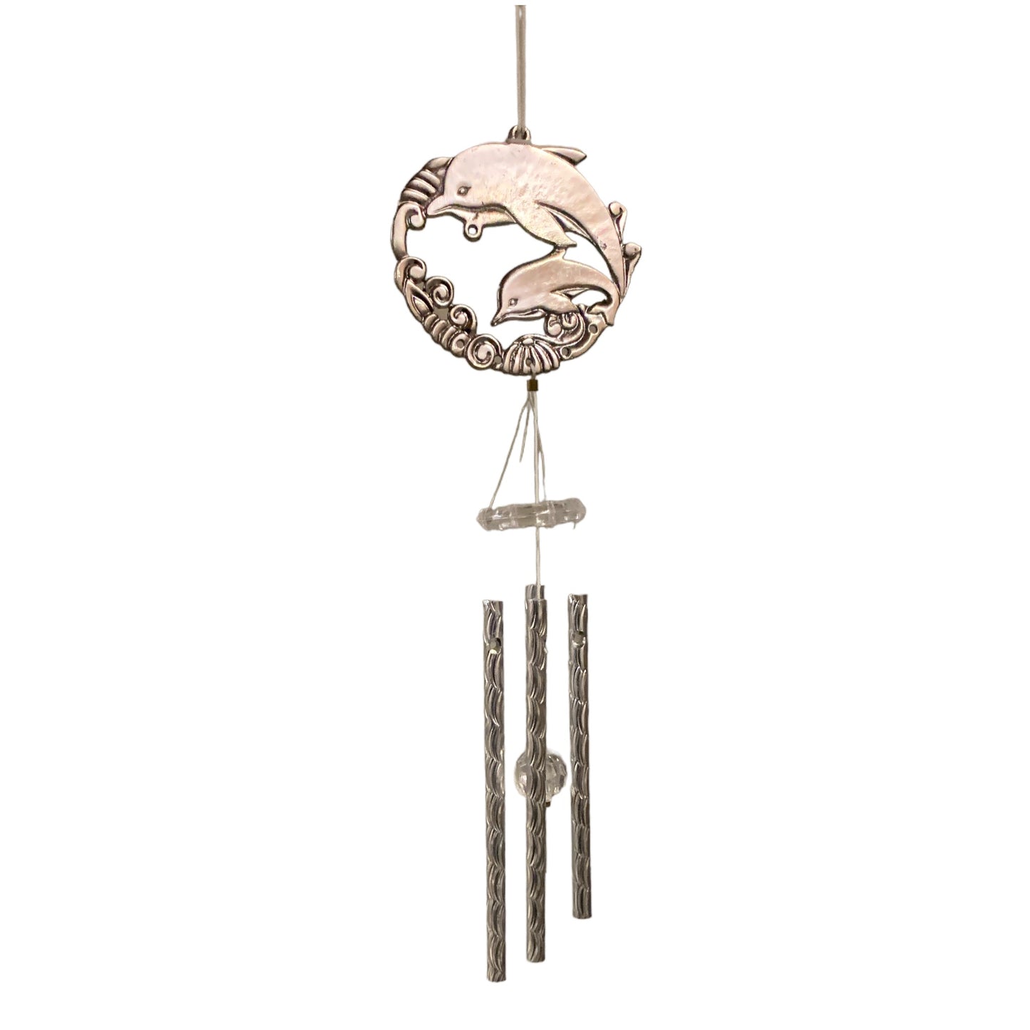 PEWTER MINI DOLPHIN WIND CHIME