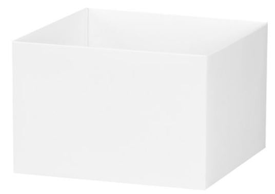 White - Medium Deluxe Gift Box Base - 6 x 6 x 4 inch - Case Pack: 25 - Lids available by request - NEW322