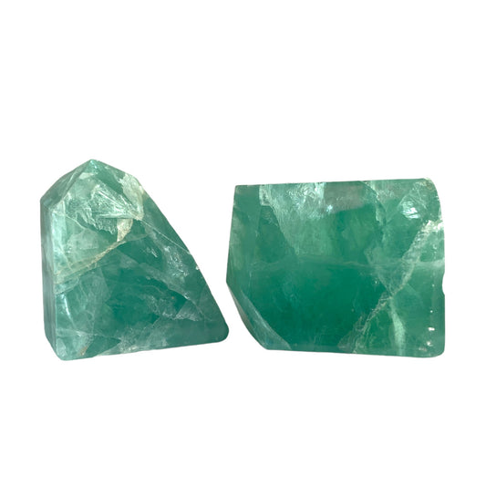 Fluorite Green Chunky Points - 45-65mm (12-15pcs per kg) - Price per gram - NEW1020 - Polished Points