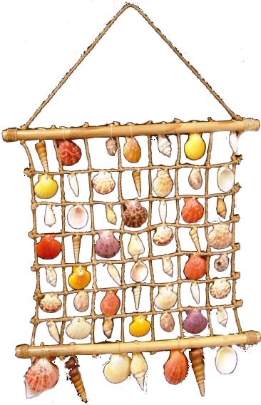 SHELL WINDOW Hanger / WALL DECOR L 26 X 16 inch - Philippines