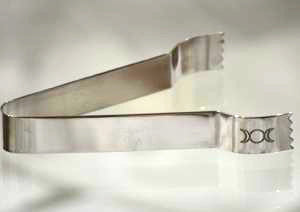 Triple Moon Stainless Steel Tongs 5.75"L 0.75"W