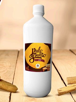 PALO SANTO HOLY WOOD ESSENTIAL OIL - 10 mg Smoked Glass Bottle - Sacred Smoke Brand Smudge Supplies