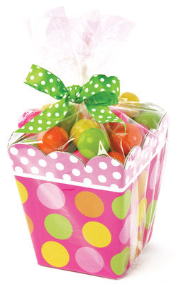 PK/25 CELLO Sweet Treat BAGS - 5 x 3 x 11.5 inch - CLEAR 1.2mil - Fits BoxCo Sweet Treat Gift Boxes - Bopp