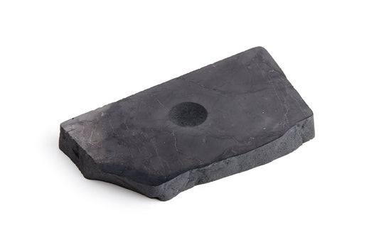 SHUNGITE - Large Sphere or Egg Stand - For 15cm-25cm - Russia - NEW122