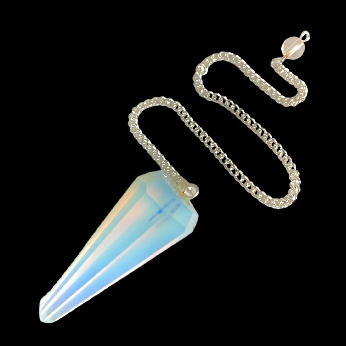 Opalite 8 Facet Pendulum - 35-45mm - 20g - NEW422 - Synthetic