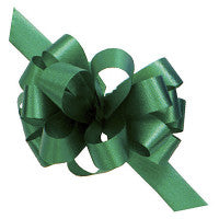 Pack of 50 6 inch EMERALD GREEN PULL BOWS