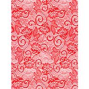 FRENCH LACE - RED CA - CELLO WRAP - 24 x 100 roll