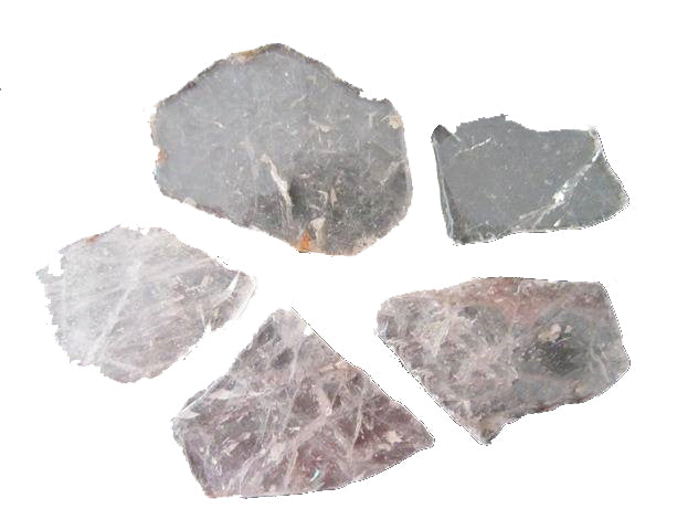 Clear Quartz Slices - Assorted Sizes 2 to 4 inch 500 grams - Free Hand Polished