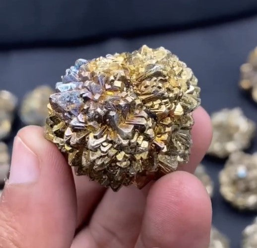 Natural Pyrite Flowers Specimens - 1 to 2 inch -  Pakistan - New323