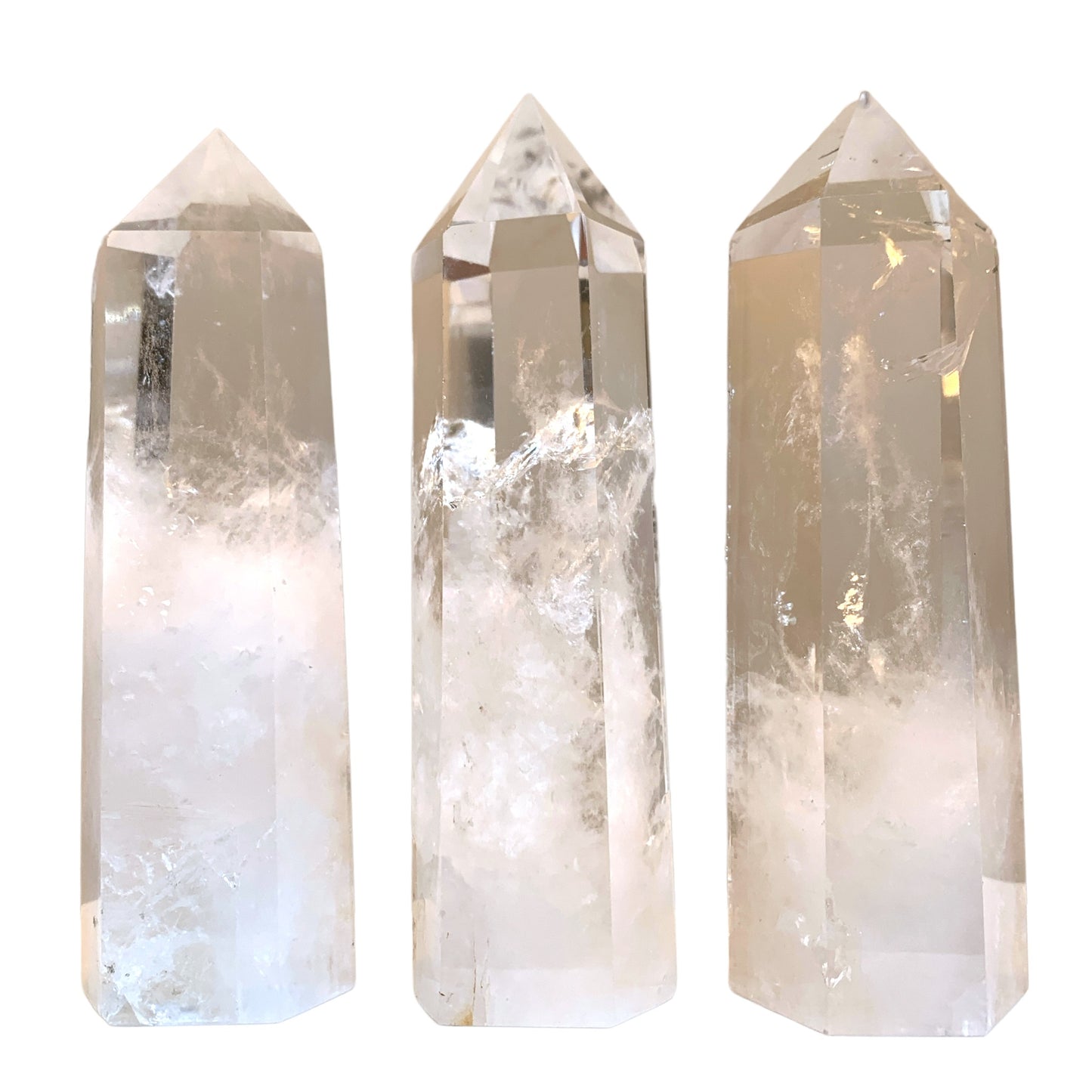 Clear Quartz - Grade B - 3 to 6 inch - Price per gram - Brazil - NEW122 - Polished Points