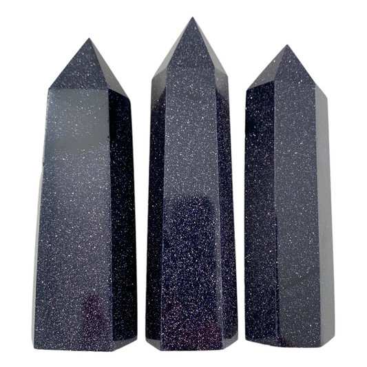 Blue Goldstone - 3 to 5 inch - Price per gram - China - NEW1122 - Polished Points