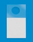 Economy Hang Tabs .75 x 1.75 inch with 15mm Rd Hole
