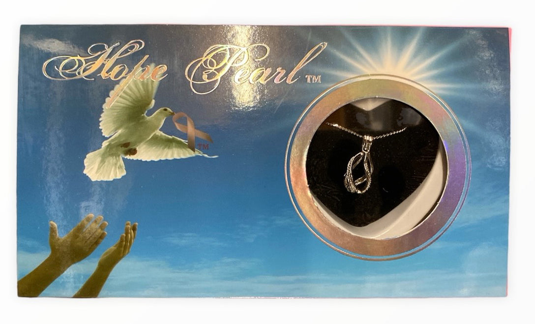 Wish Pearl Dove Design Box with Drop Pendant and Necklace