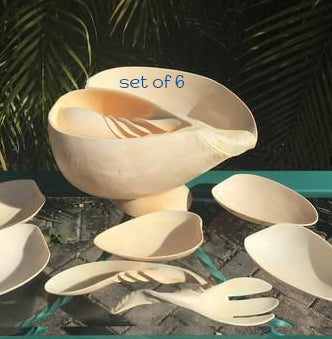 MELON SHELL SALAD BOWL SET