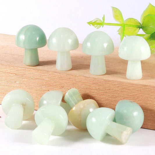 Amazonite Mushrooms - Mini 19-20 mm - Price Each - China - NEW1122