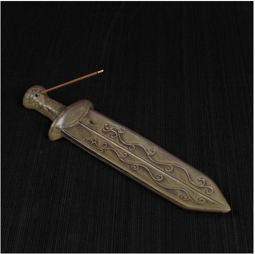 Dagger Porcelain Incense Seat (Green)