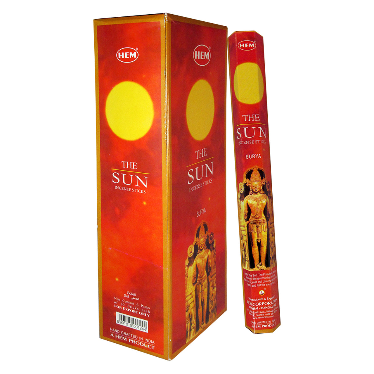 Hem THE SUN 20 Incense Sticks per inner box (6/box)