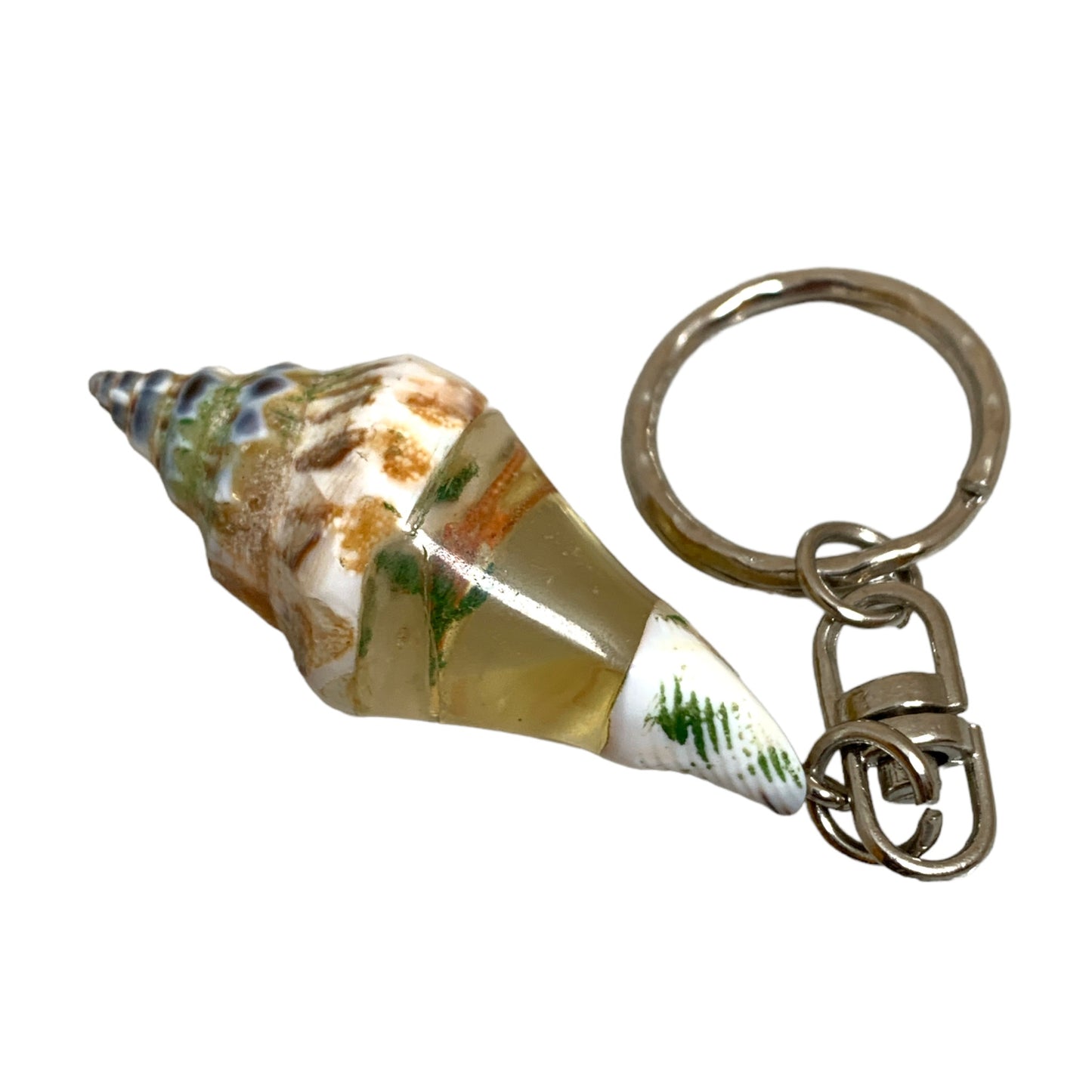 LAMINATED URCEUS SHELL KEYRING