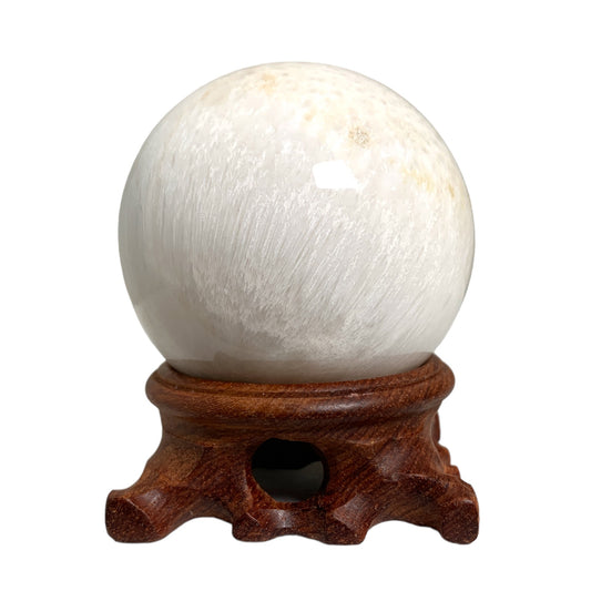 SCOLECITE FLOWER - 40-70mm - Sphere - Price per gram per piece (B2B ordering 1 = 1 piece so we charge Ex. 60g = $9.60 each)