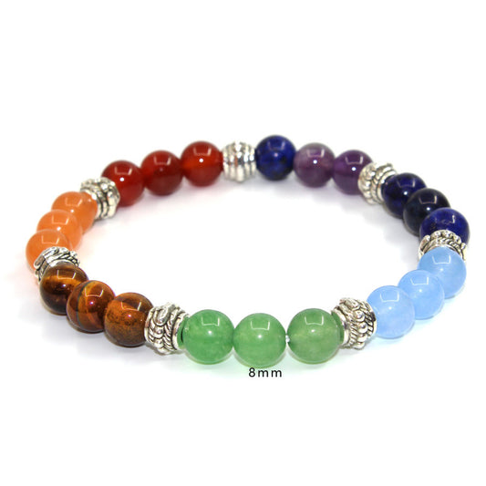 Chakra Gemstone Bracelet with Lapis Lazuli - 8mm - NEW521