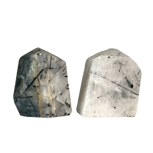 Black Rutilated Quartz Chunky Points - 45-65mm - Price per gram